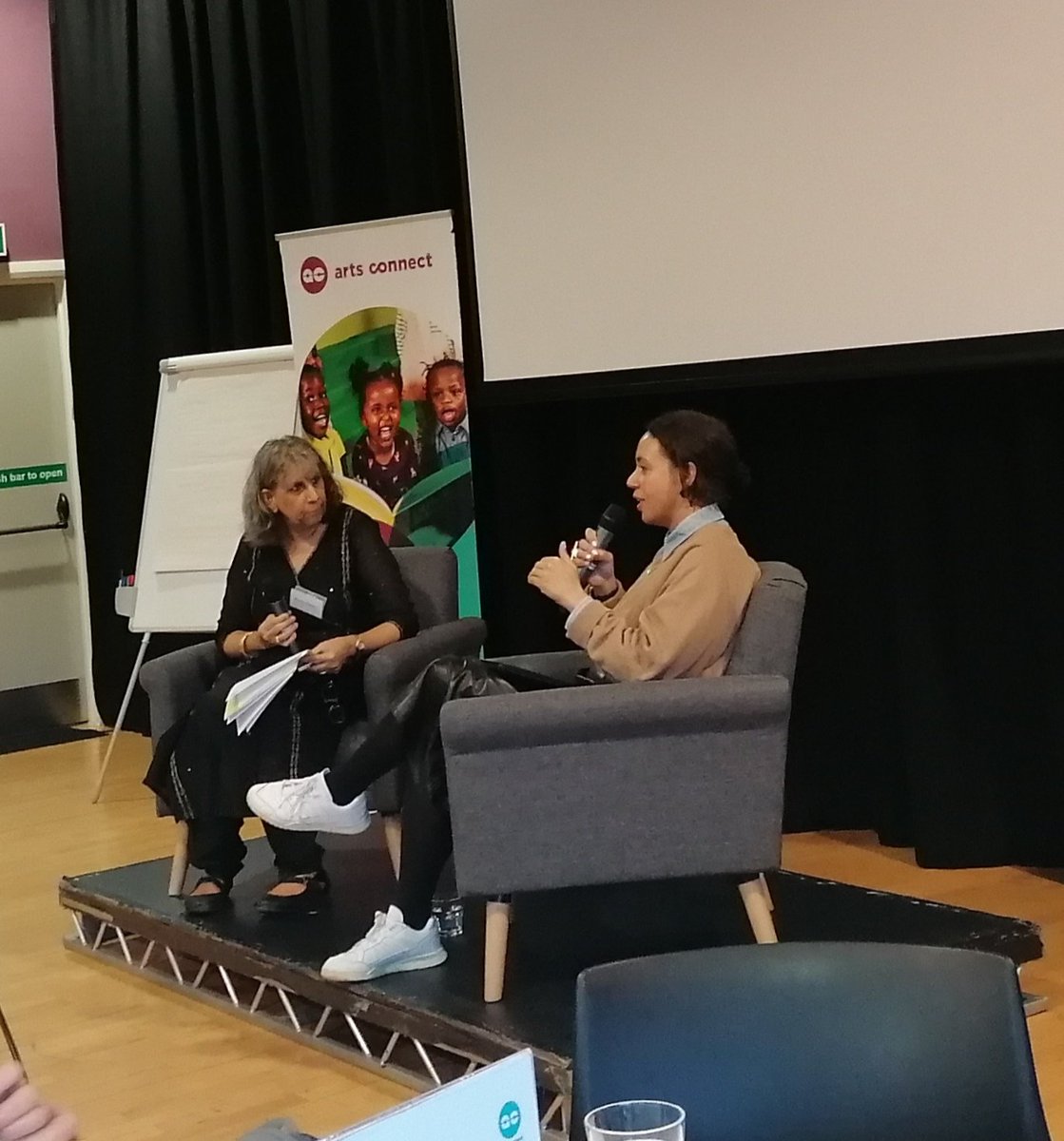 BeckArtsConnect's tweet photo. So inspiring listening to Raidene Carter Commonwealth Cultural Programme, Executive Producer sharing her leadership journey honestly and openly  #LeadingwithOptimism @ArtsConnectWM https://t.co/9OMI8boprb