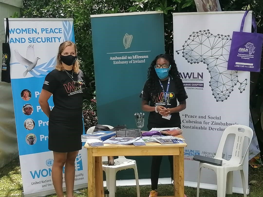 IrlEmbPretoria's tweet photo. In commemoration of International Women’s Day, the Embassy is participating &amp; supporting the launch of the #TeamEurope Initiative on gender, where our partners @hivosrosa &amp; @unwomenzim are profiling their work on gender equality &amp; women’s empowerment in Zimbabwe.  

#IWD2022 https://t.co/HQYSEAFajQ