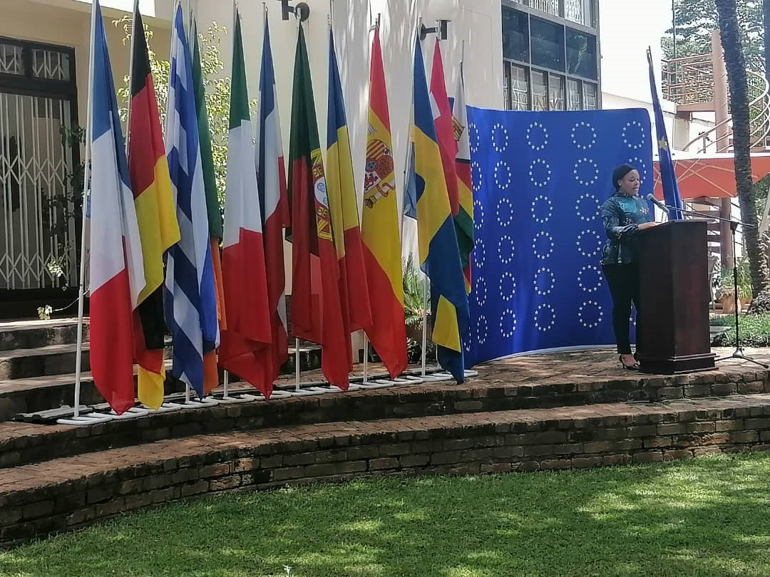 IrlEmbPretoria's tweet photo. In commemoration of International Women’s Day, the Embassy is participating &amp; supporting the launch of the #TeamEurope Initiative on gender, where our partners @hivosrosa &amp; @unwomenzim are profiling their work on gender equality &amp; women’s empowerment in Zimbabwe.  

#IWD2022 https://t.co/HQYSEAFajQ