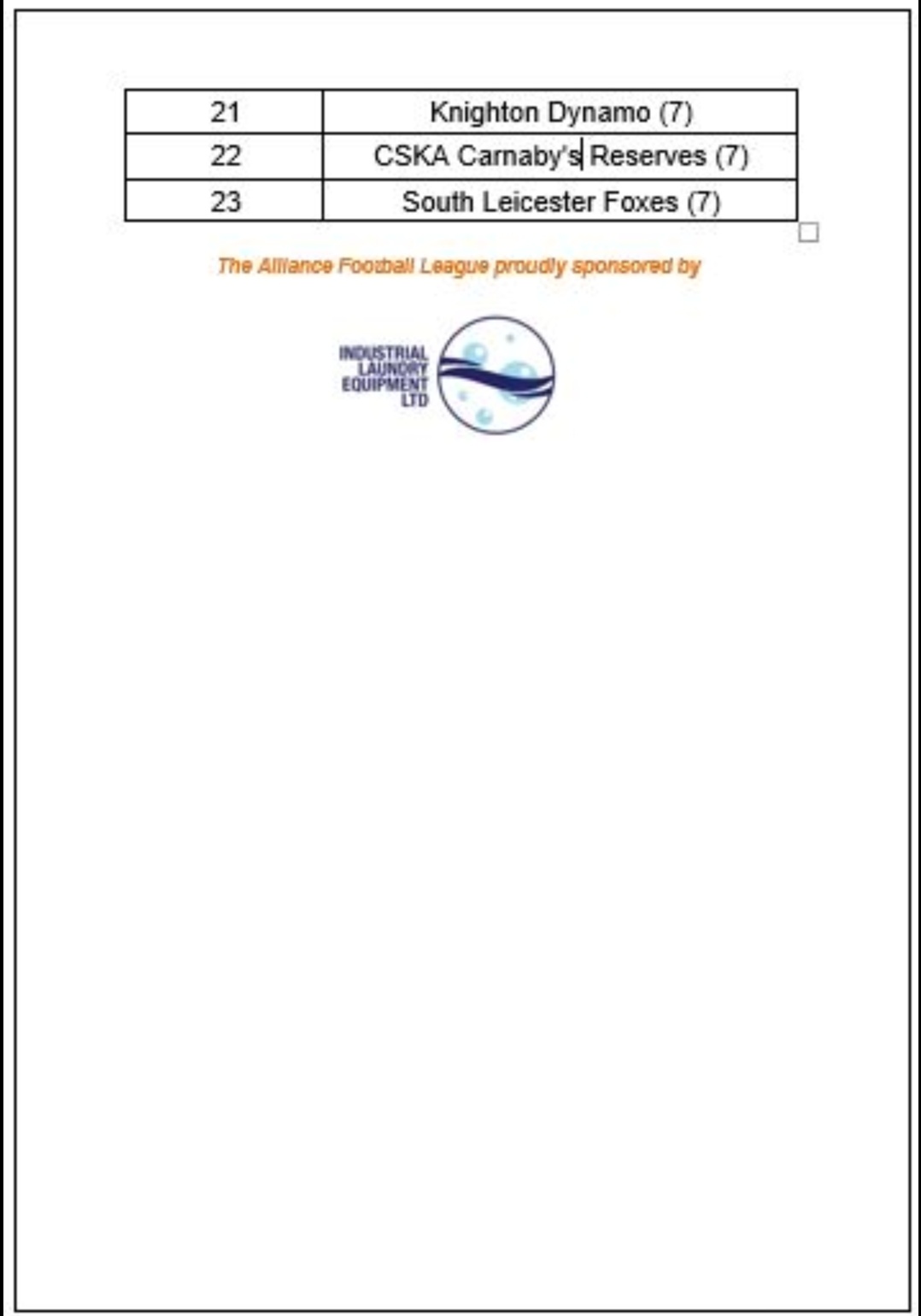 Alliance Football League on Twitter "And these are the teams making up