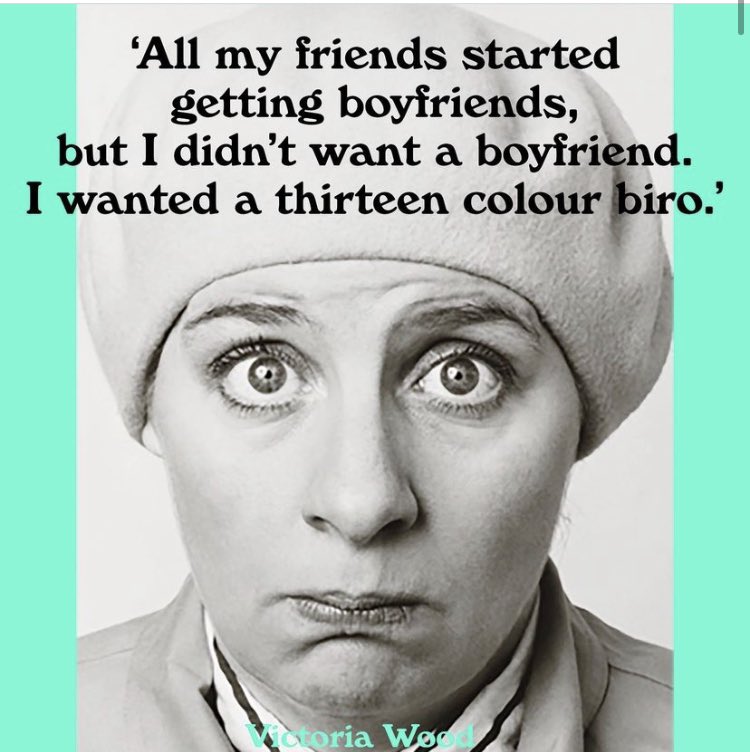 BrandedMoniker's tweet photo. We feel seen.

Happy Monday everyone. Have a great week. 

@victoriawooduk 

#victoriawood #comedienne #funnymemes #funnywomen #icon #britishtv #telly #blackandwhitephotography #quotes #quotestoliveby #motivation #stationeryaddict #queer #gay #camp #idol #feminism https://t.co/mf7UGwmTC6