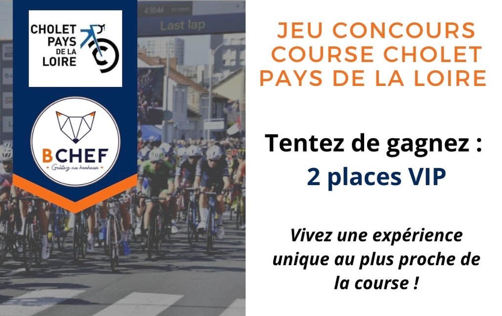 ManuMerceron's tweet photo. A GAGNER !🤩 2 PLACES VIP pour @CHOLETPDLL , le dimanche 20/03!
Au programme :
- déjeuner avec retransmission de la course sur écran géant
- Accès VIP sur la ligne d'arrivée
Venez remplir un bulletin au restaurant #BCHEF #Cholet Arcades Rougé
Tirage au sort le 14/03 #CholetPDLL https://t.co/kHFXT5sHLD