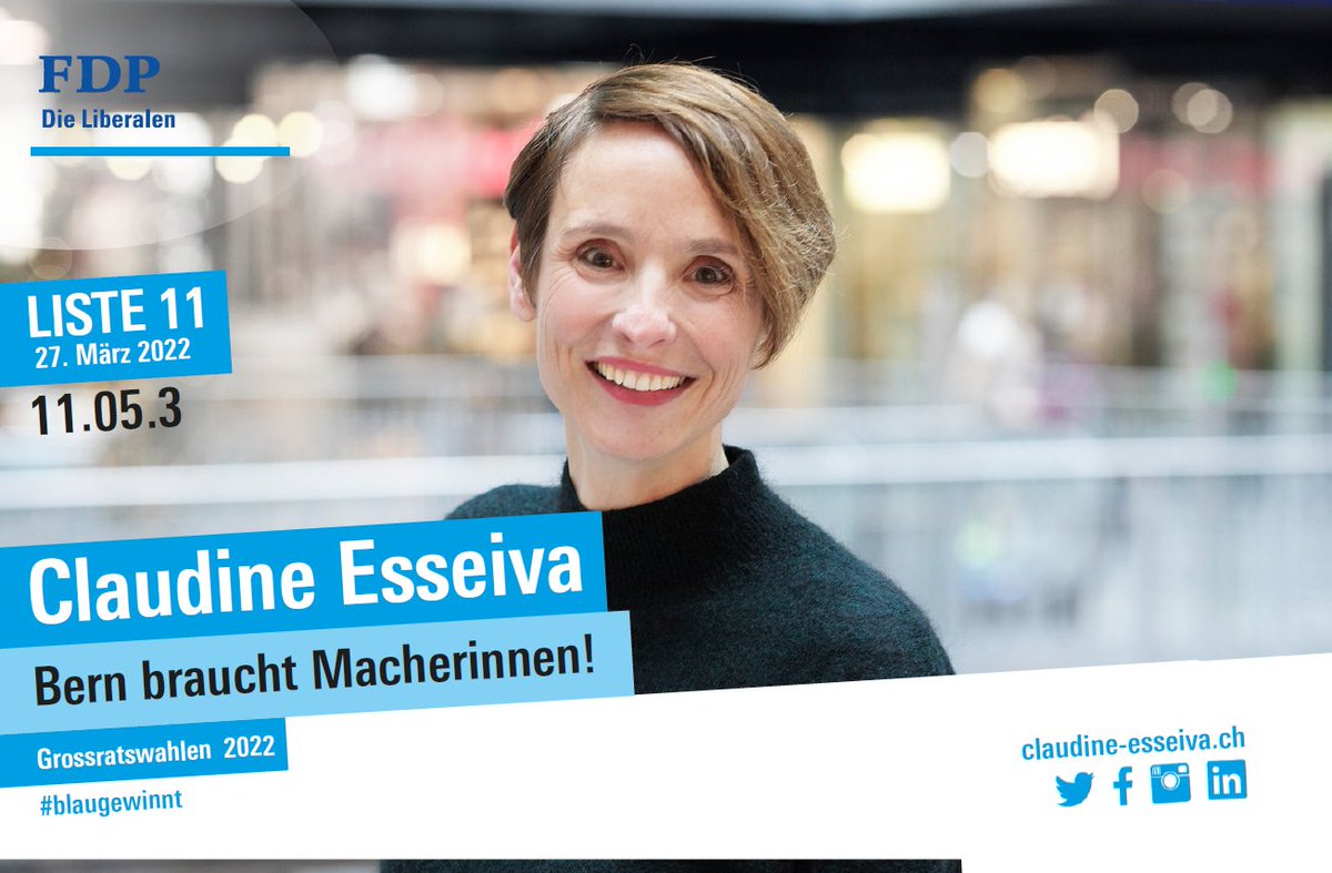 Anpacken und vorwärts machen. Zusammen für ein Bern mit Zukunft. Danke für Eure Stimme am 27. März 2022 für den Berner Grossrat. #wahlBE2022 #govote #frauenundfortschritt <a href="/fdp_stadtbern/">FDP Stadt Bern</a>