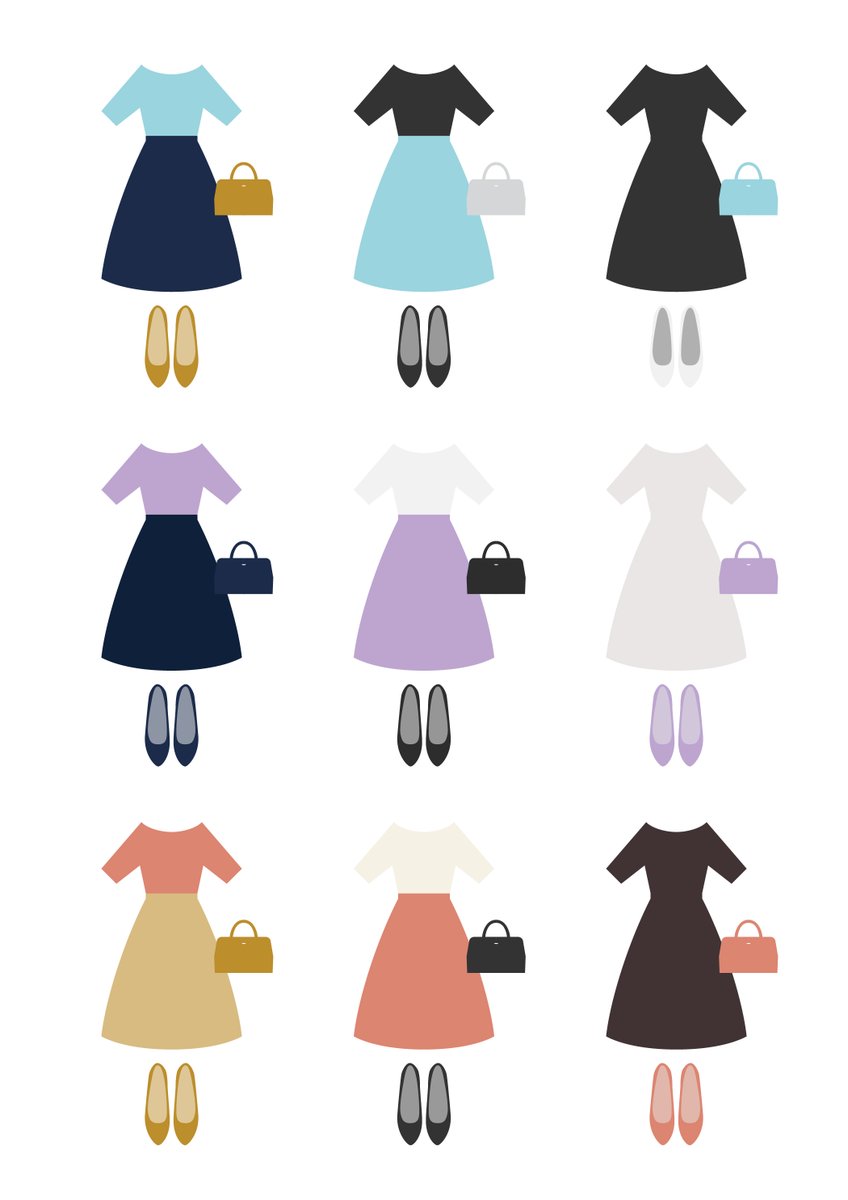 色物の服を買っても合わせ方がわからない 人向けの画像がすごい これでまず失敗しないと思います ちょうど悩んでた Togetter