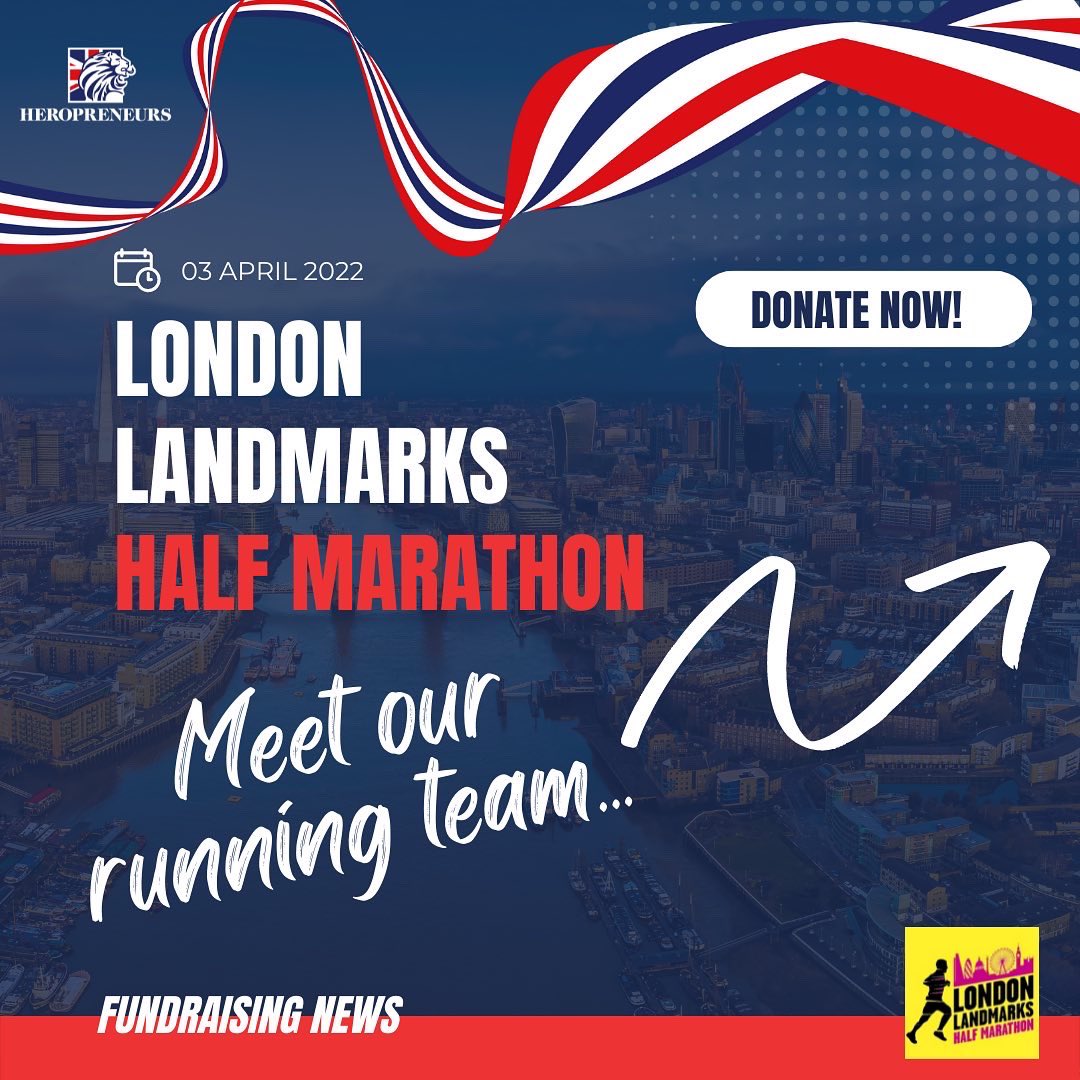 Heropreneurs's tweet photo. Meet our @LLHalf Runners 👉🏻
With just under a month to go we would like to introduce you to the Heropreneurs team who will be running on behalf of our charity. 
To donate to our runners please see the link below to find their JustGiving pages! 
https://t.co/fHx0D8bxc4 https://t.co/kFIdI3eEM7