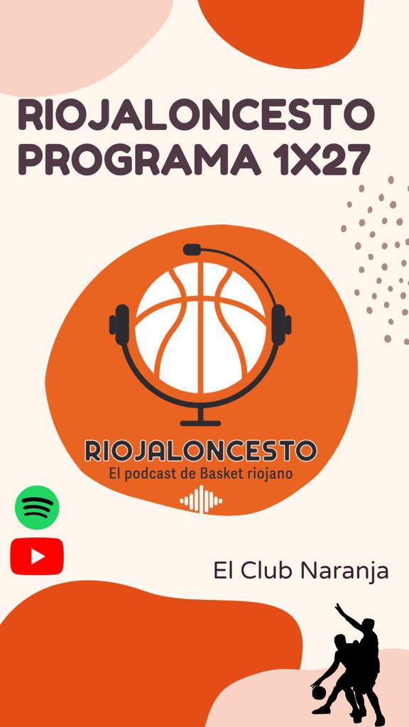 No os perdáis nuestro siguiente episodio el 27 <a href="/riojaloncesto/">Riojaloncesto Podcast</a> 
El club naranja de la capital para dar un repaso a la temporada de sus equipos así como sus planes de futuro. No te lo pierdas.