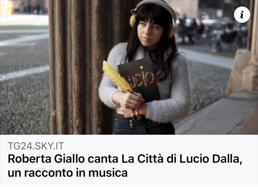 tg24.sky.it/spettacolo/mus…

🙏 <a href="/SkyTG24/">Sky tg24</a> #LacittàDiLucioDalla #RobertaGiallo #LucioDalla #Bologna