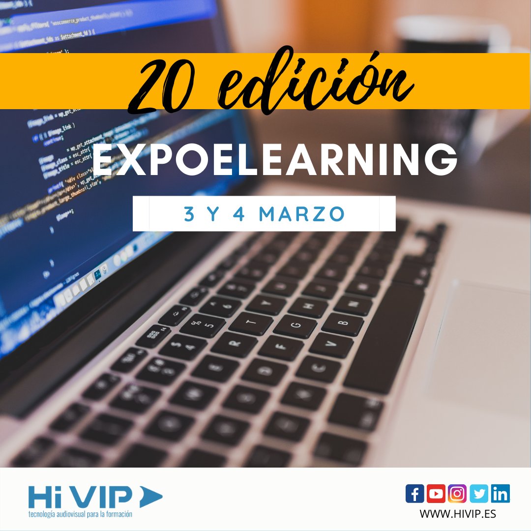 HiVIP_VP's tweet photo. Finalizado ya el @Expoelearning esperamos que hayáis disfrutado de la participación de @HiVIP_VP estamos deseando que llegue la siguiente edición ¿y vosotros? #expoelearning #exporrhh #formaciononline #videoformacion #elearning #formacioncorporativa #expoelearning2023. https://t.co/bBRFioqLas