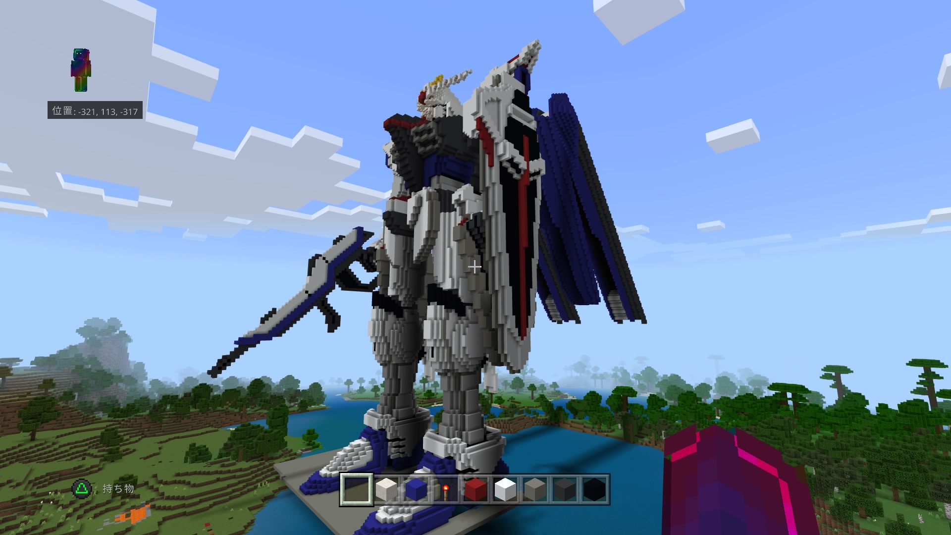 おーろん マイクラ マインクラフト Minecraft フリーダムガンダム T Co Yiilk30vuh Twitter