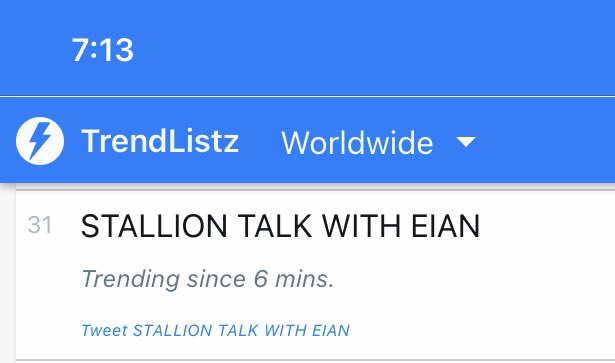 ejy_azralph's tweet photo. Trending tayo worldwide and nationwide! 

Let’s go Solids, Sanggols and AlEians! 

STALLION TALK WITH EIAN https://t.co/hNFBX5bz5A