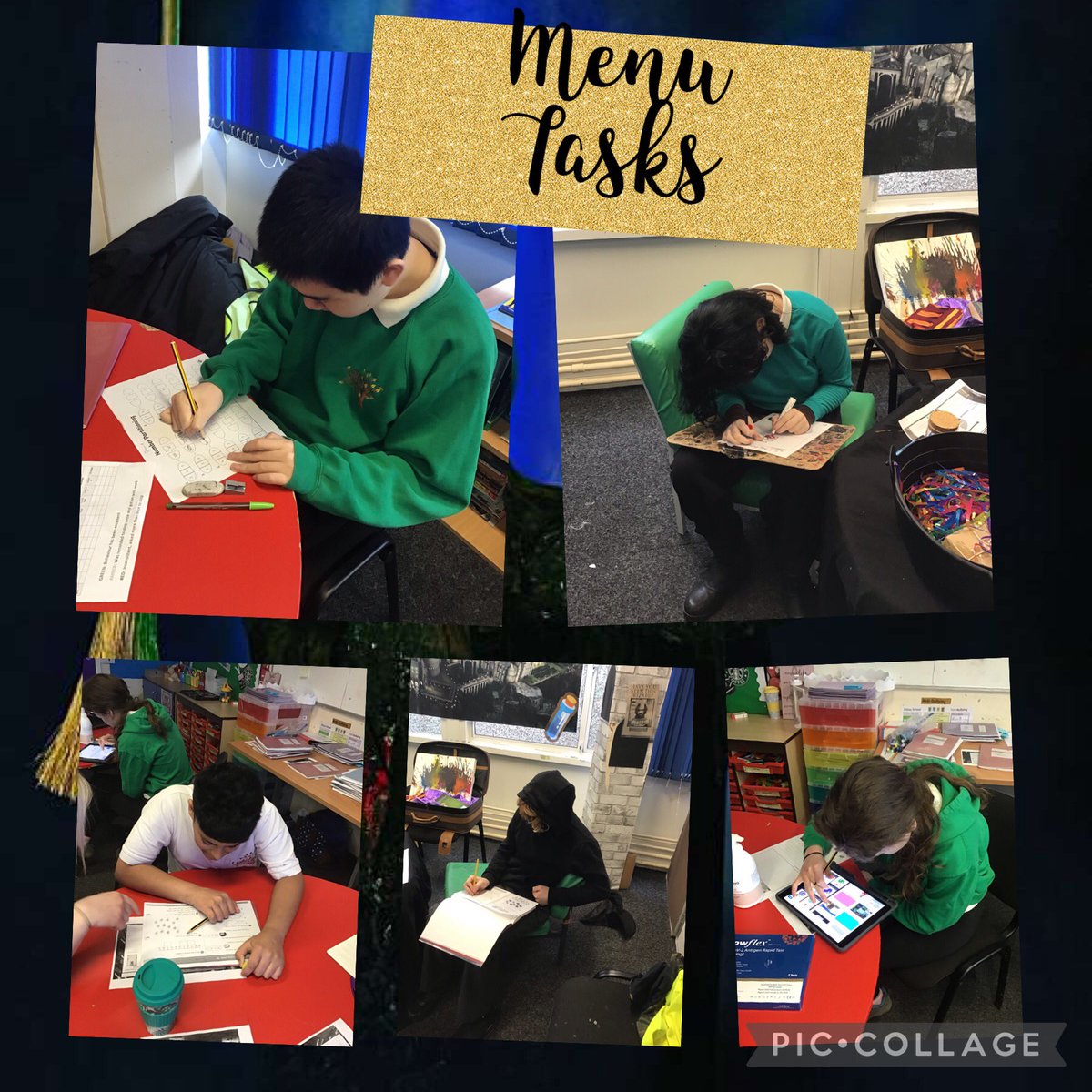 AbbeysU3's tweet photo. Brilliant morning in U3, menu task learning 🔮🧙‍♀️ #SelfManagers https://t.co/N5dKPquEt7