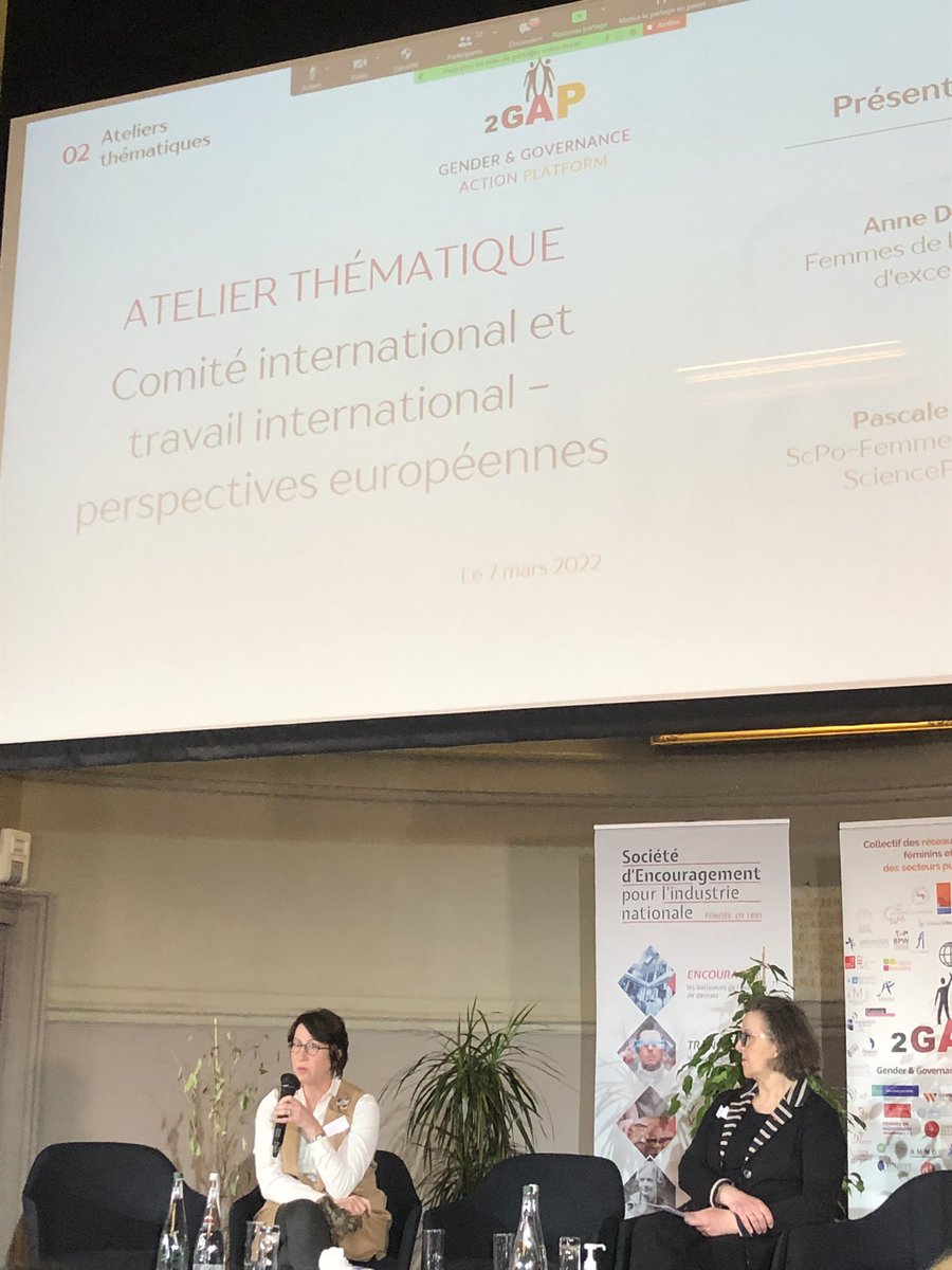 « Nous avons besoin de vous ». 

Des objectifs et des initiatives pour développer le réseau à l’international avec Anne Durez et Pascale Bracq🗯 

#Assises2GAP #EgaliteFH