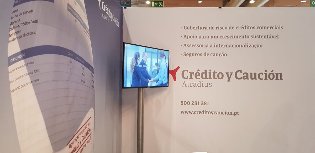 CyCPortugal's tweet photo. Esperamos por si na #sagalexpo a que já começou na FIL, em Lisboa. Saiba como podemos ajudar a proteger o seu negócio e ampliar o seu mercado.
#CyCPortugal #exportacao #CreditoyCaucion https://t.co/lo6SQGesJg