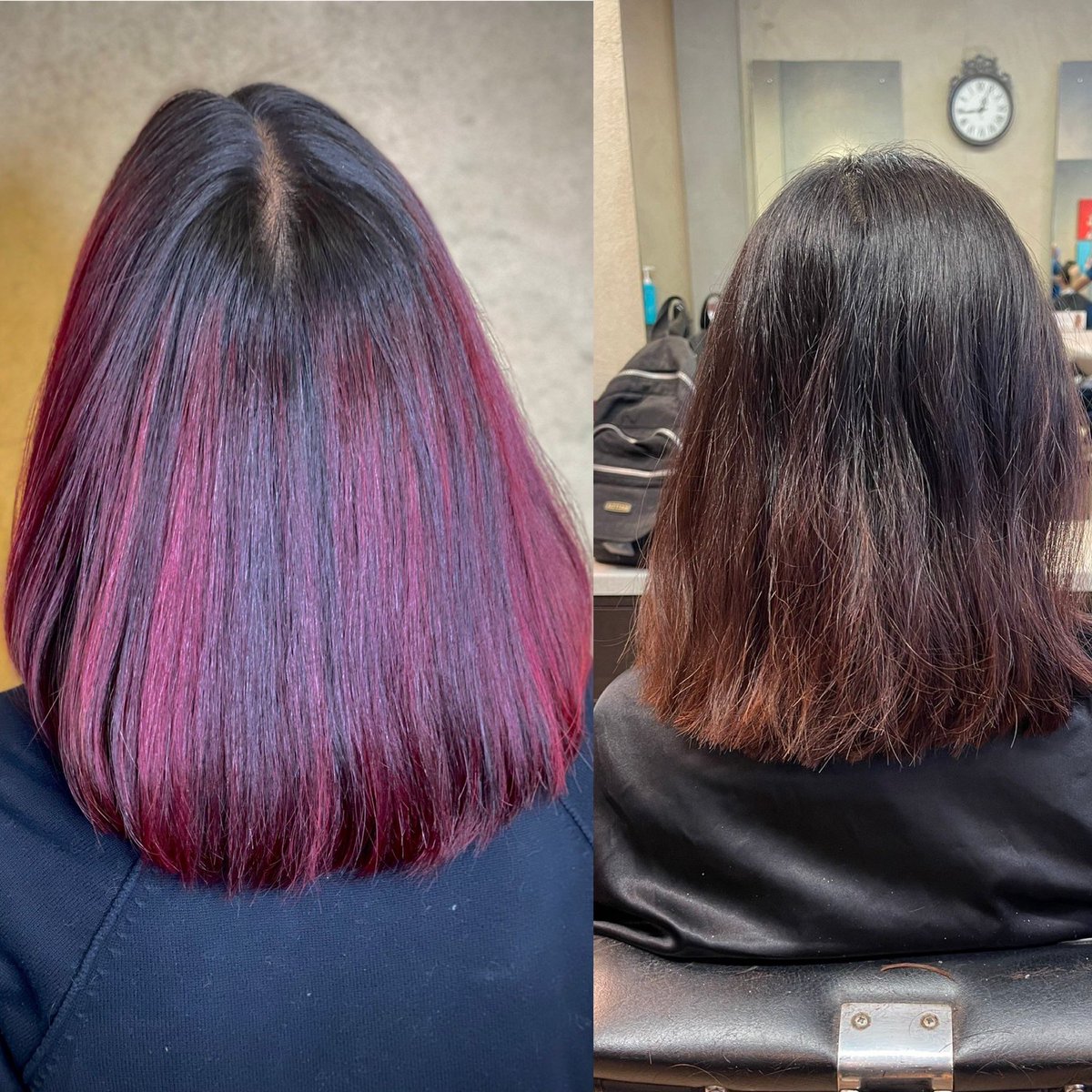 HairformStudio's tweet photo. Before and After Balayage colour service -used magenta @lorealprouk colour @HairformStudio https://t.co/yIjMEI5b4U