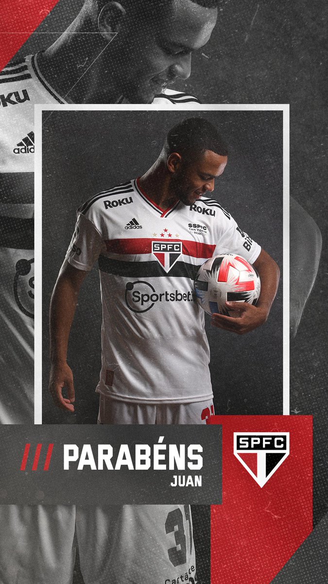 SaoPauloFC's tweet photo. É dia de celebrar os 2️⃣0️⃣ anos do atacante Juan, mais um #MadeInCotia que veste a nossa camisa na equipe profissional!

Feliz aniversário, Juan! 🥳🎁🎈 https://t.co/bDiRGrhObV