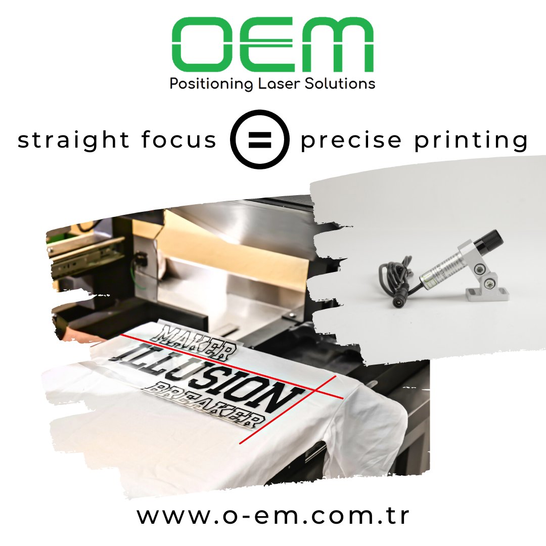oemlaser's tweet photo. OEM-CS series #cross #laser offer professional solutions for #textile #printing applications with adjustable axis feature and #red color option.

#oemlaser #laser #easyalignment #alignment #lasertracking #laserguide #oemcs #Industry40 #automation #engineering #optics #positioning https://t.co/xfloUg2X5I
