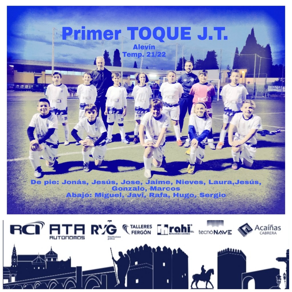 Primer TOQUE J.T.

"Aquellos que creen en la MAGIA están destinados a encontrarla"

Entrenos ALEVÍN: 

📅 Lunes y miércoles 
🕜 18:00 a 19:30

#siempreconbalón