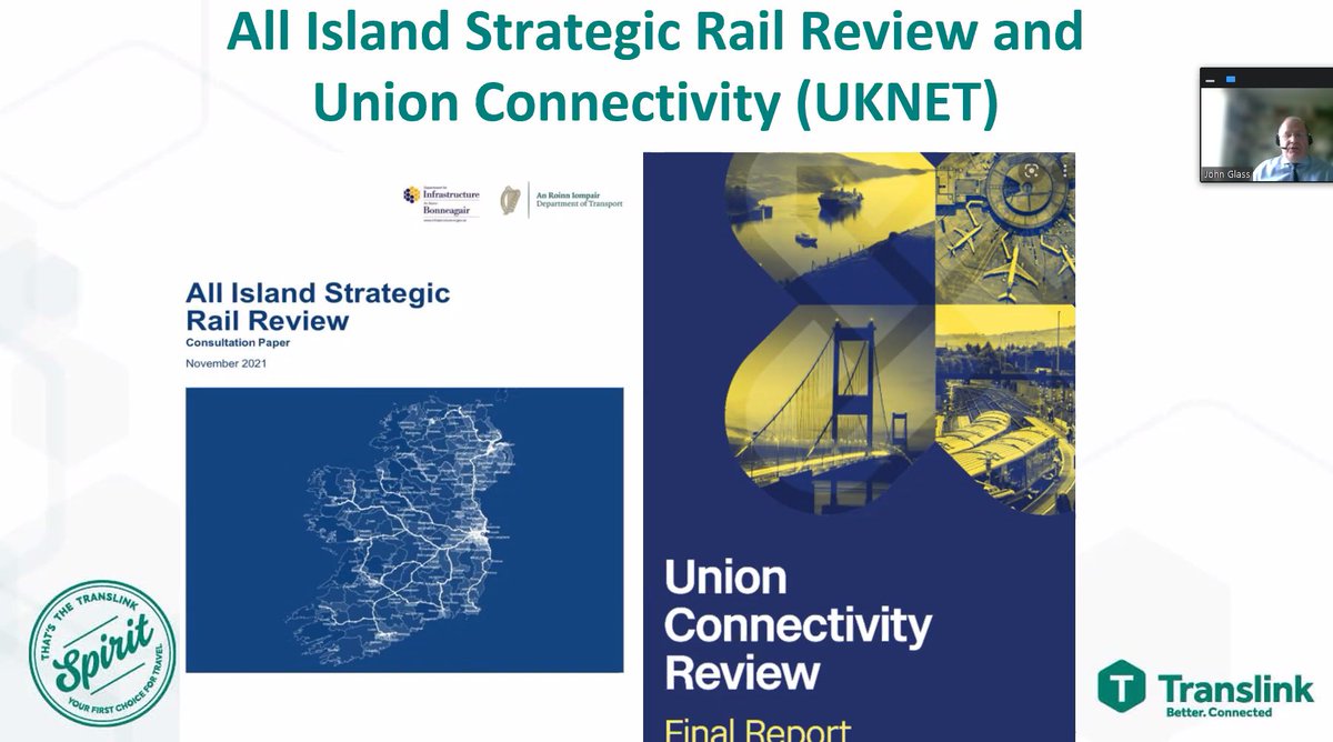 NwIreland's tweet photo. Positive webinar taking place with speakers incl. @NicholaMallon &amp; #EamonnRyan supporting rail improvements to the #NorthWestCityRegion as part of #StrategicRailReview.

Expansion of the network will make @NwIreland 'a more attractive place to visit, live, work and do business' https://t.co/LSLbpmbFWX