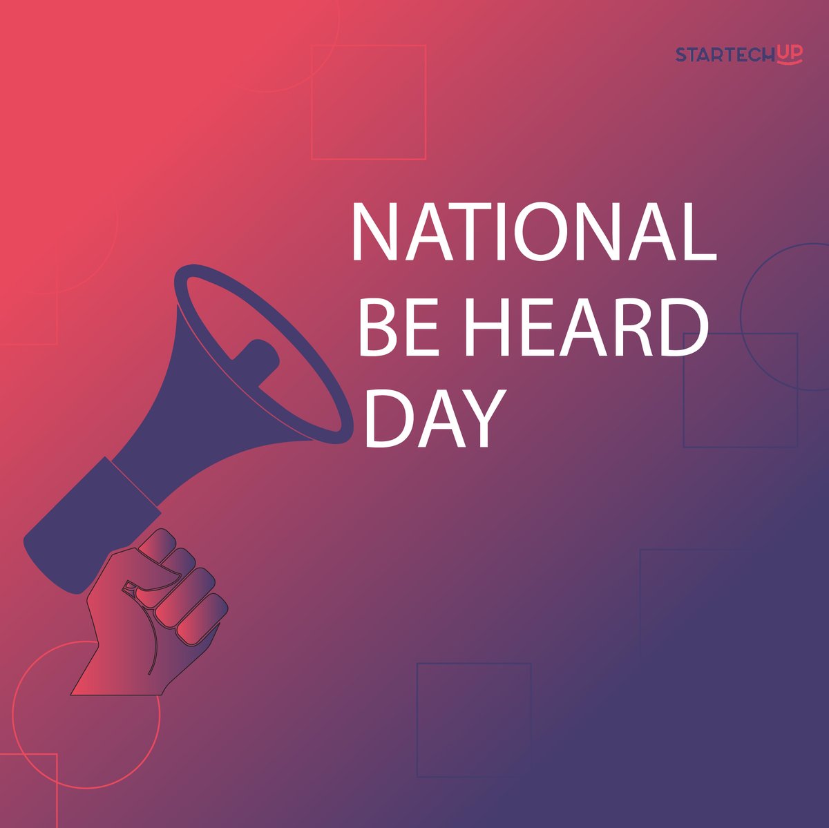 StarTechUp's tweet image. When you run a small business with limited revenues, celebrating National Be Heard Day is the best thing you can do for growth. #NationalBeHeardDay #smallbusiness #StartechUp #startups #business