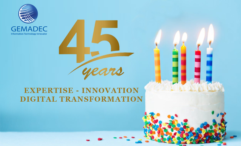 GEMADEC1's tweet photo. #GEMADEC fête ses 45 ans. Quand on voit les 4 décennies, qui se sont écoulées, il y a de quoi être fier !  #Joyeuxanniversaire 
 #GEMADEC is celebrating its 45th anniversary. When we take a look at the past 4 decades, there is something to be proud of. #HappyBirthday https://t.co/TI0iUJc0g0