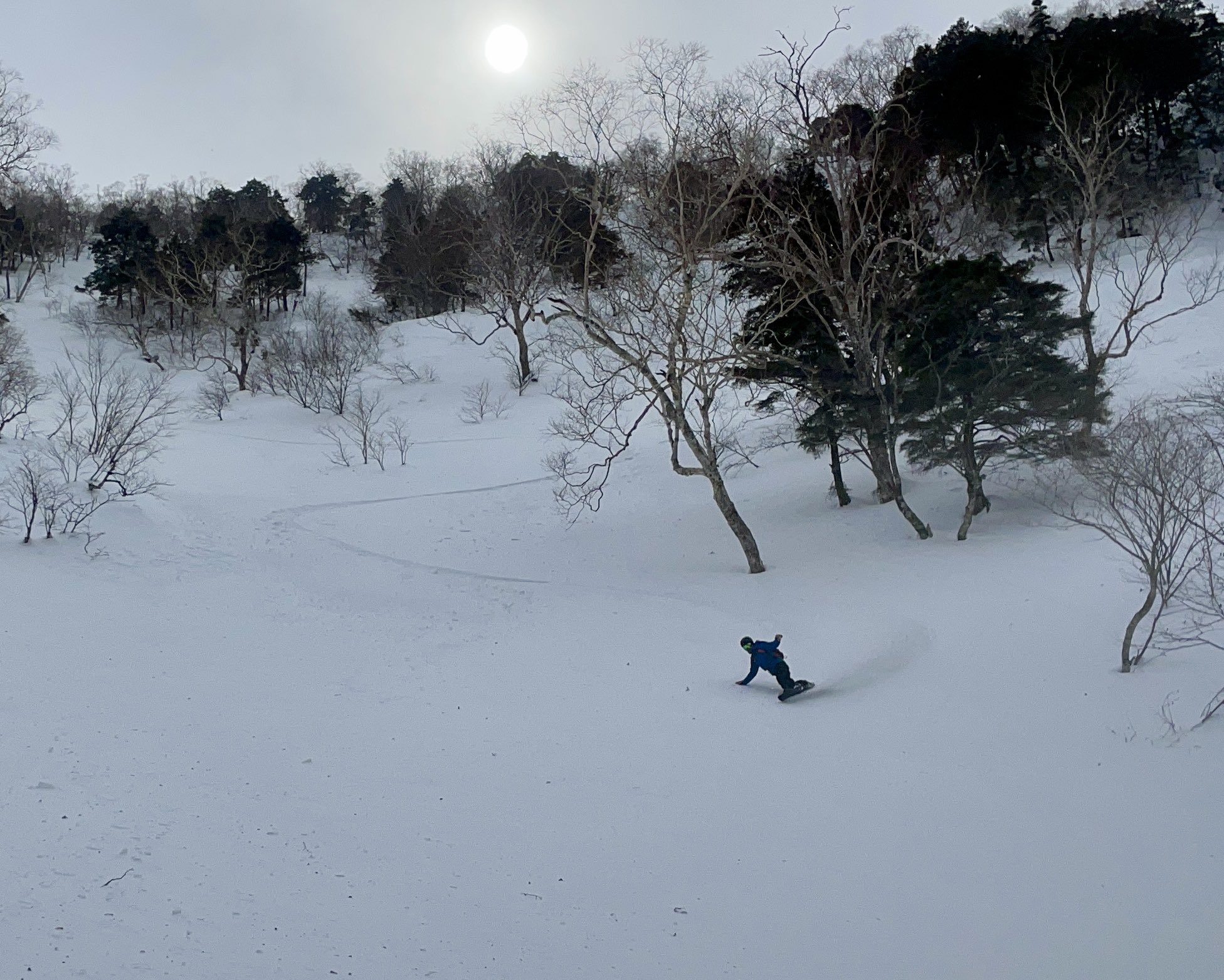 Kengo Shibata 3 5 土 白馬exロングルートツアー 午後から天気崩れる予報有りで 登れるだけ登って 爽やかに逃げ帰れるルートへ しばらく降雪無かったですが 内陸ドライパウダー期待で大町方面へ 近年はあまり来てないエリアでしたが 雪の多い今年は快適かも