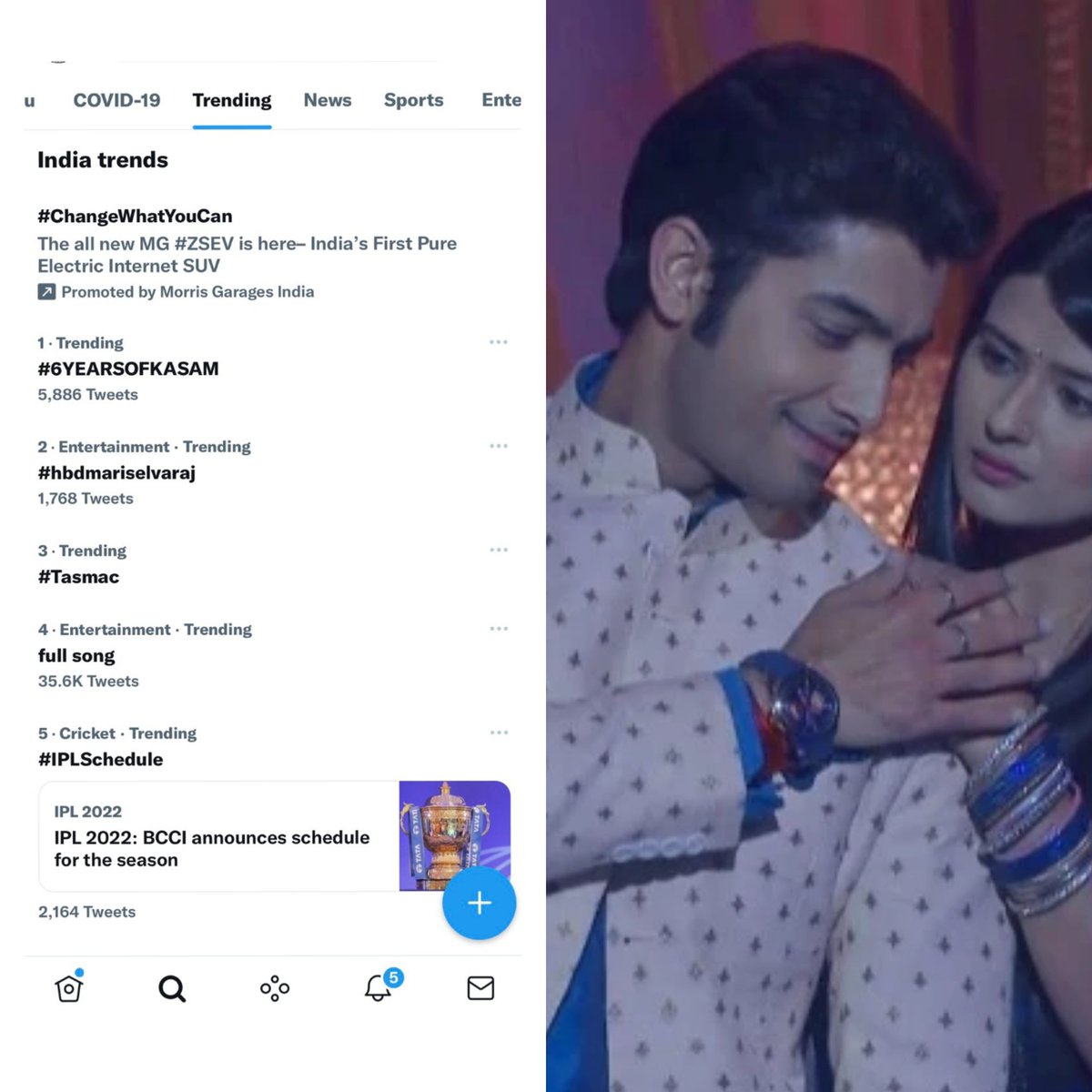 Sharadm_lovers's tweet photo. #6YearsOfKasam is Trending 

#SharadMalhotra 
#RishiSinghbedi 
#Krasha https://t.co/vg4FB0ha0Q