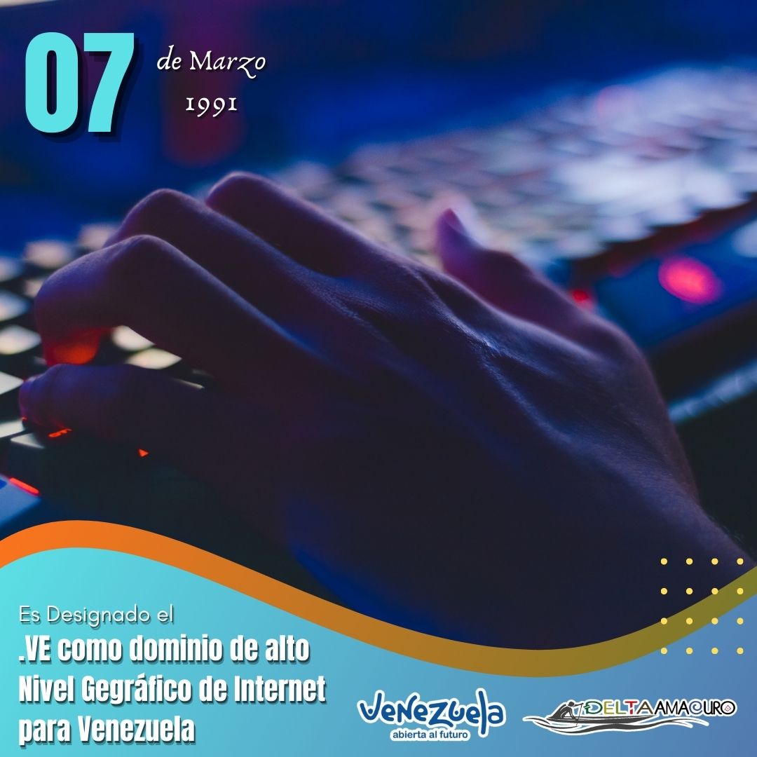 CORTUDELTA's tweet photo. #Efemérides Se designa el .VE como dominio de nivel superior geográfico de Internet para Venezuela. 🔗

.ve es el dominio de nivel superior geográfico (ccTLD) para Venezuela, creado el 7 de marzo de 1991 y actualizado el 1 de diciembre de 2019. https://t.co/OZ0irEdjHB