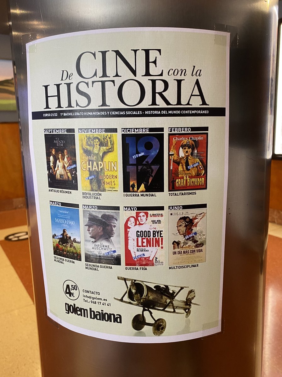 GolemPamplona's tweet photo. Alumnos y alumnas de @jesuitascolegio están pasando hoy la mañana #DeCineConLaHistoria aprendiendo sobre los refugiados con #MayoDe1940, de #ChristianCarion.
Si eres un centro educativo y estás interesado, ¡contacta con nosotros! https://t.co/UkmYf8voze