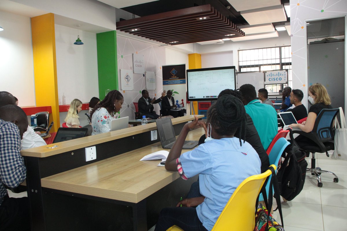 C4DLab's tweet photo. Happy new week from the @uonbi Innovation Fellowship/@PBioafrica ☺️.Today we are joined by Prof. Kimenju and John Maina from the Intellectual Property Management Office. The 2 are here to paint a picture of the current situation with commercialization of IP at UoN. https://t.co/8JpWyxWQsA