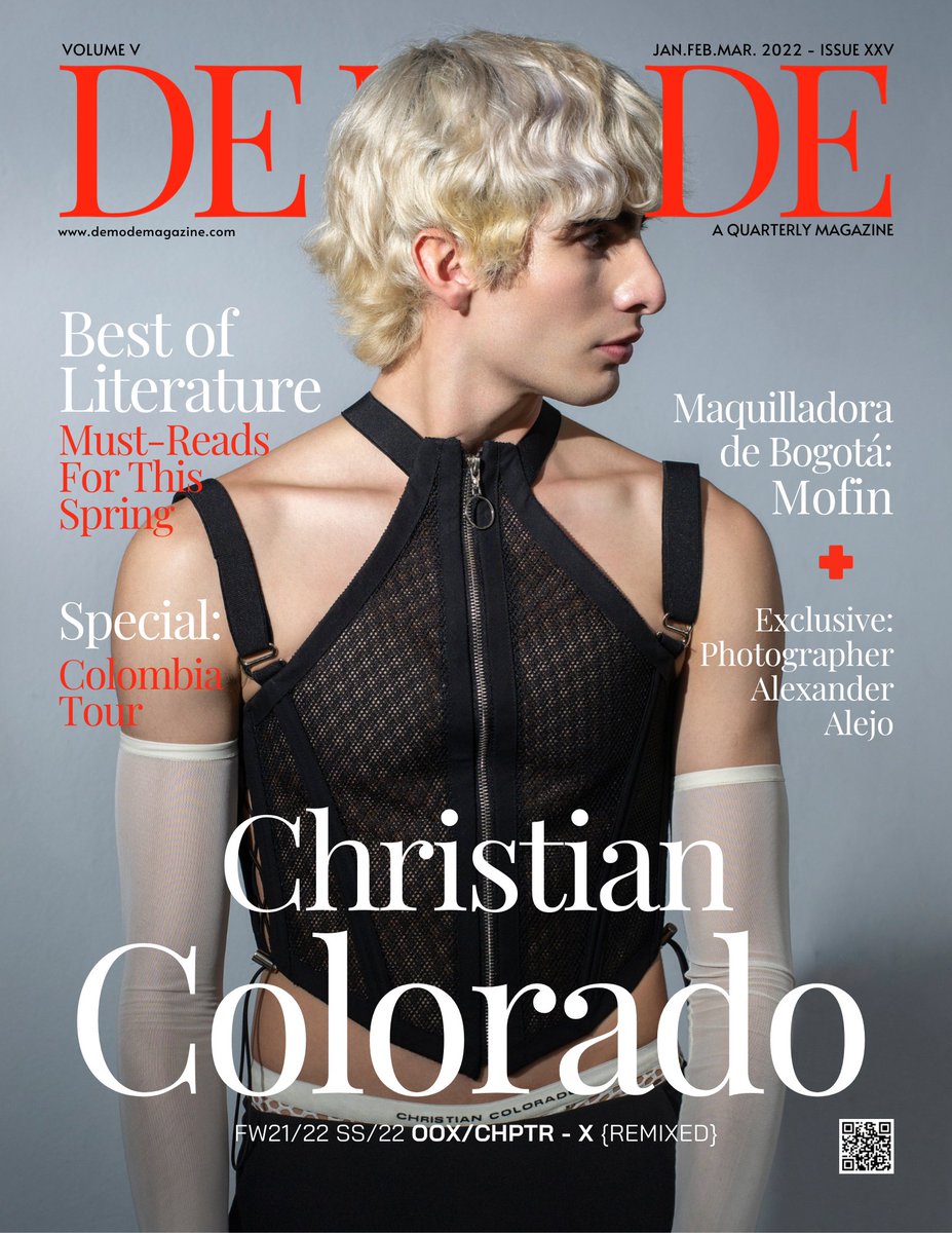 magazinedemode's tweet photo. DE MODE JAN-FEB-MAR 2022 GLOBAL ISSUE COVER (VOL. 5, ISSUE XXV) - 5th Anniversary Special - Presenting Christian Colorado FW21/22 SS/22 OOX/CHPTR - X {REMIXED} Collection from @ThaiFashionWeek
#demode #demodemagazine #christiancolorado #thailandfashionweek #Colombia https://t.co/99FTYYqfvv