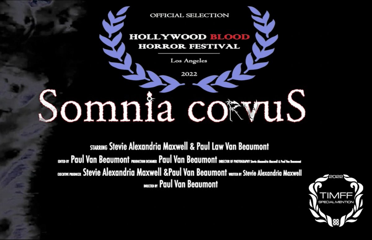 PaulVanBeaumon1's tweet photo. https://t.co/Y7ijzoQQBi
#Hollywood film festival has awarded us for #Horror film #SomniaCorvus filmed during #lockdown2uk https://t.co/cUrdbHSstu #BohemianBeaumontFilms #SomniaCorvus #HorrorMovies #britishfilms #blackfilmmakers #AllOfUsAreDead https://t.co/ExIgePcvv8