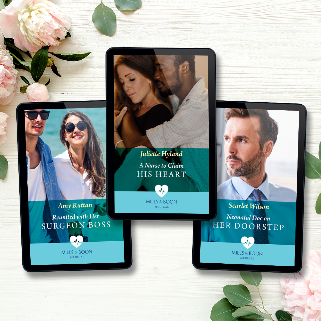 Discover our brand-new Medical titles packed full with emotion and passion!

🩺 Reunited With Her Surgeon Boss by <a href="/ruttanamy/">Amy Ruttan</a> 
🩺 A Nurse To Claim His Heart by @juliettehyland 
🩺 Neonatal Doc On Her Doorstep by <a href="/scarlet_wilson/">scarlet wilson</a> 

Shop now ➡️ bit.ly/3MsDsEC