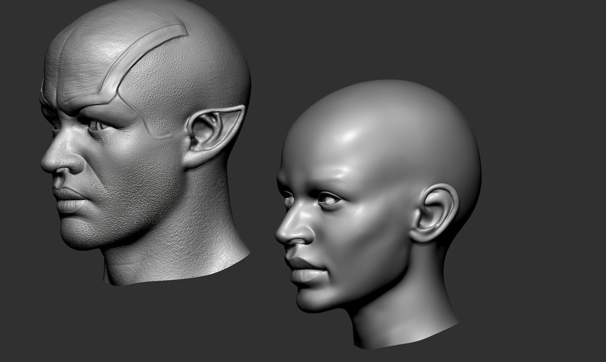 tarhyel's tweet photo. Hey everyone, here are some progress shots of what I assume would be my first #nft. Started the second character. 

#withfoundation #NFTartist #NFTartwork #3dart #wearenigeriancreatives #characterartist #drawingwhileblack #3Dartist #NFTCommunity #AfricanNFTcommunity #AfricanNFT https://t.co/NyMMHDRyhb