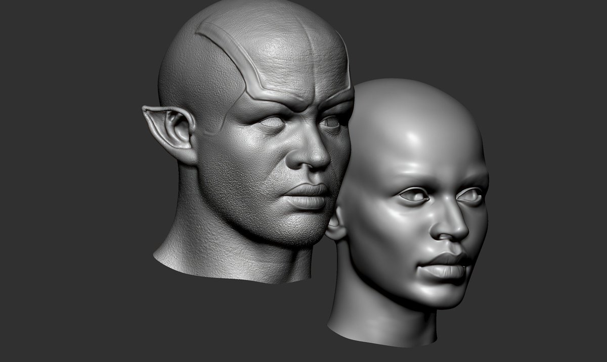 tarhyel's tweet photo. Hey everyone, here are some progress shots of what I assume would be my first #nft. Started the second character. 

#withfoundation #NFTartist #NFTartwork #3dart #wearenigeriancreatives #characterartist #drawingwhileblack #3Dartist #NFTCommunity #AfricanNFTcommunity #AfricanNFT https://t.co/NyMMHDRyhb