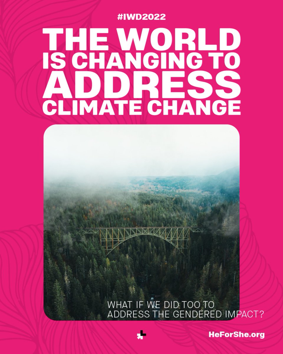 Food for thought 💭 As the world focuses on responses to climate impact, what if we kept gender equality centre to this too? @HeForShe #IWD2022 @UNMalawi