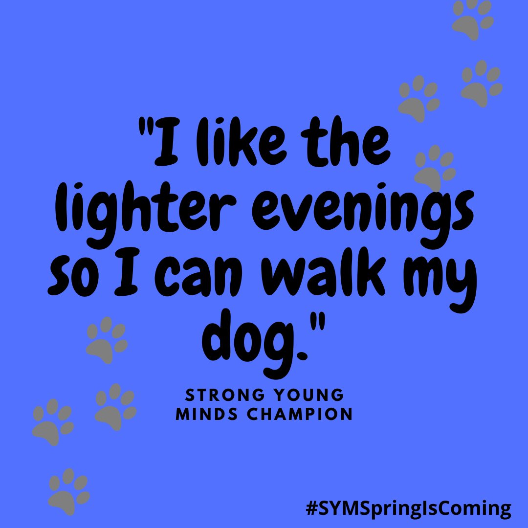 It's great that spring is on the way. We can all get outside more!
-
-
-
#SYMSpringIsComing #strongyoungminds #mentalhealth #mentalhealthmatters #mentalhealthawareness #spring