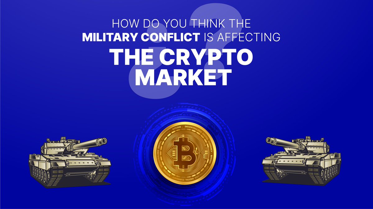 🤔How do you think the conflict between Russia and Ukraine will affect the cryptocurrency market? 

🪙Will Bitcoin act as a safe haven?