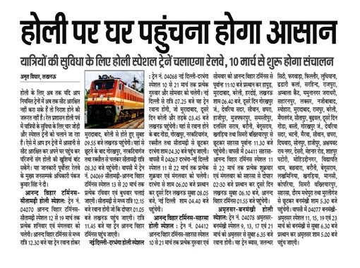 DRM LUCKNOW NER tweet media