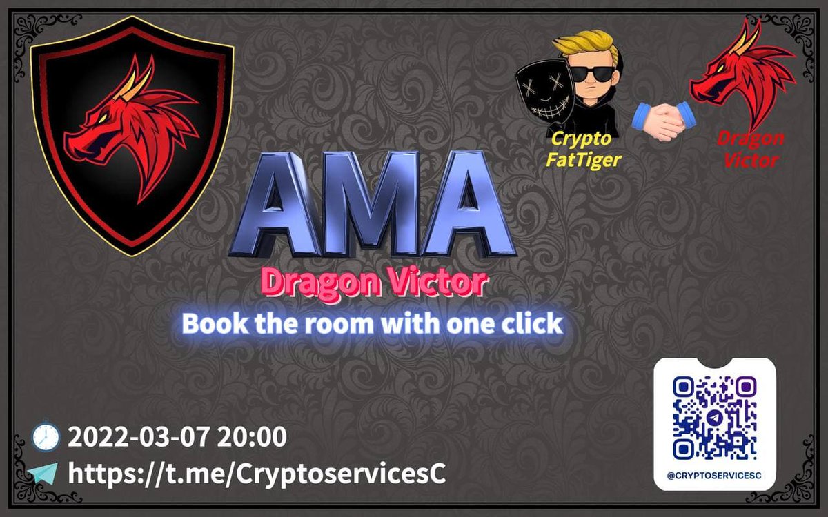 DragonVOfficial's tweet photo. We are just about to start our AMA in https://t.co/z5uiCUn766! Come join in and get your questions answered!

#crypto #dragonvictor #presale #bsc #bnb $DRV https://t.co/Hw2zgraPRE
