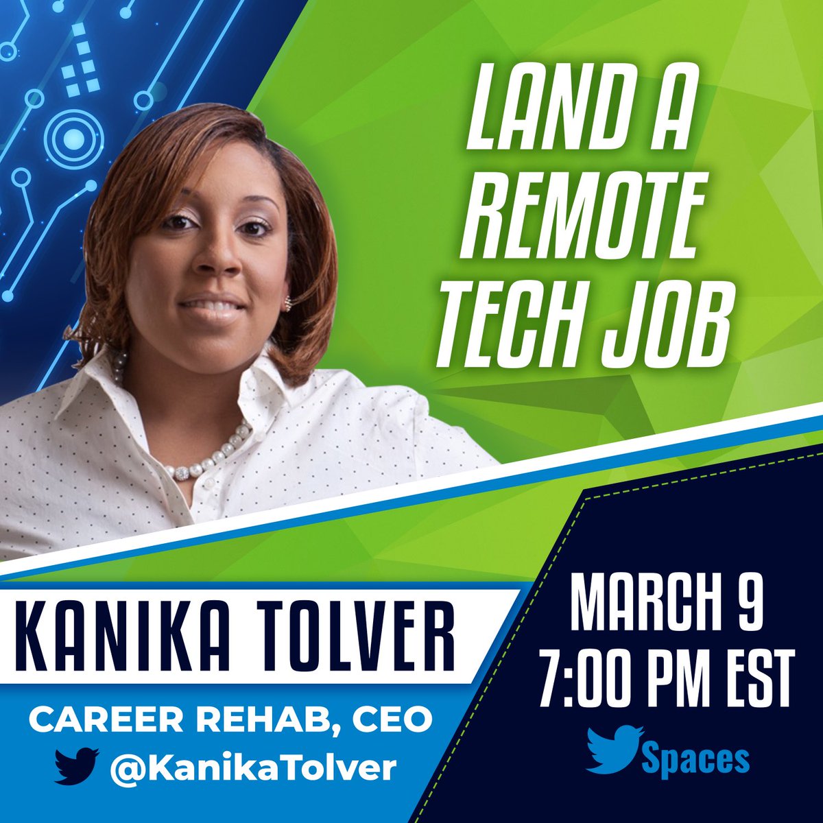 Land a Remote Tech Job join me this week! 

#blacktechtwitter #remotejobs 

Set your reminder x.com/i/spaces/1kvJp…