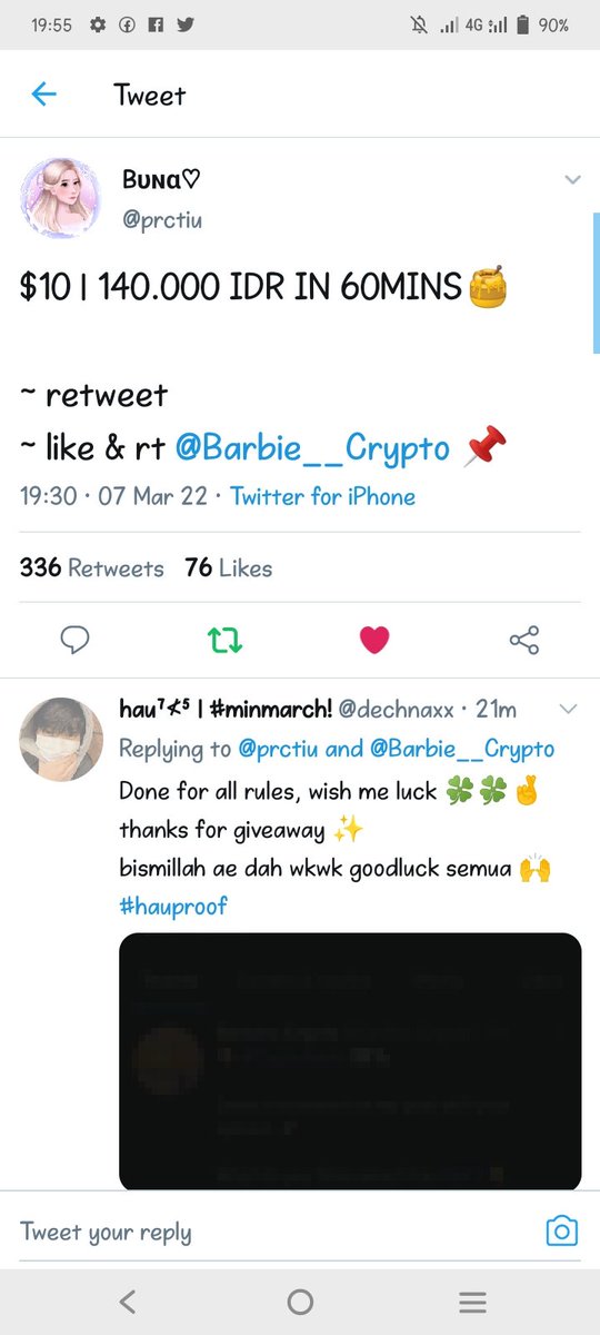 RubyAnnARamos1's tweet photo. @prctiu @Barbie__Crypto Done. https://t.co/9NJPG7tS1X