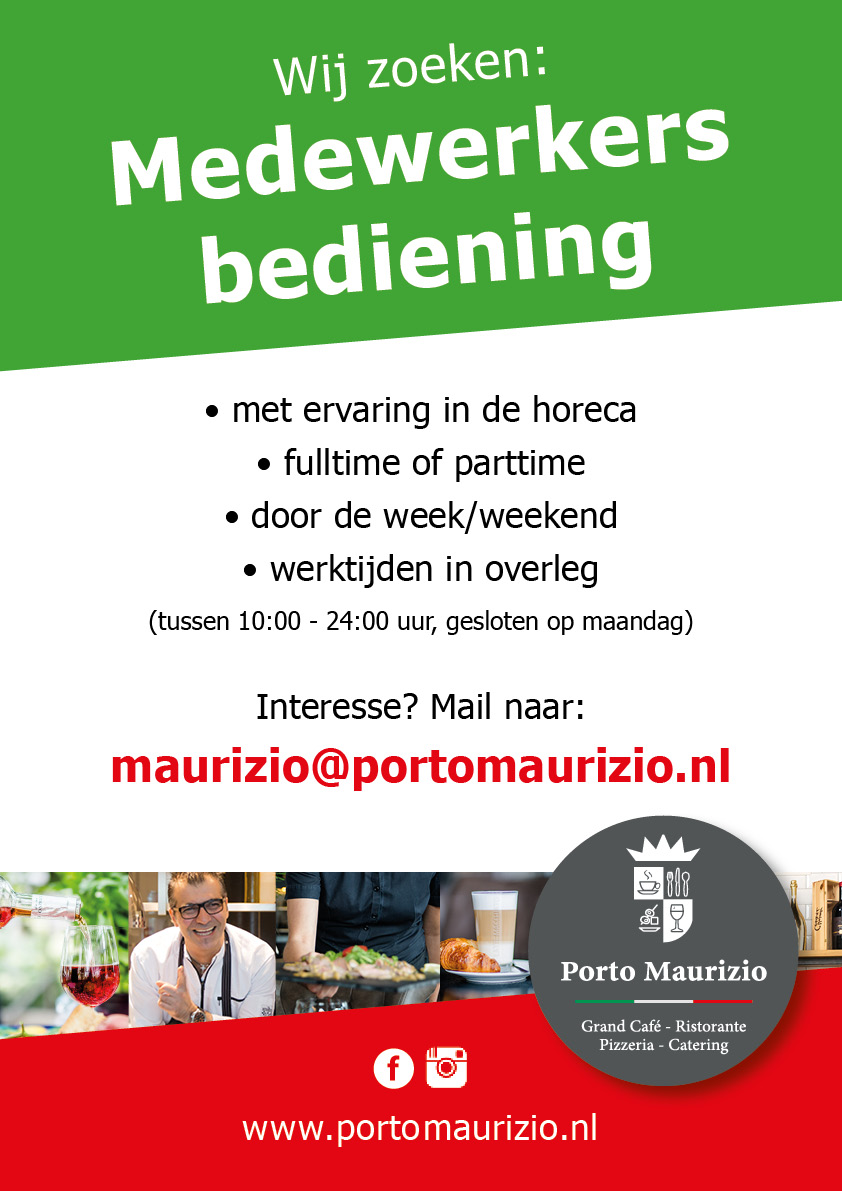 𝐕𝐀𝐂𝐀𝐓𝐔𝐑𝐄 𝐁𝐄𝐃𝐈𝐄𝐍𝐈𝐍𝐆
Wat bieden we jou?👇🏼
💰Salaris boven CAO
💶 Fooi &amp; vakantiegeld
🍕Personeelseten en -drinken
🧹Alleen werkplek opruimen en bijvullen, poetsen laten we aan andere vakmensen over
📈Doorgroeimogelijkheden
🎄Kerstvakantie
🎭 Carnavalsvakantie