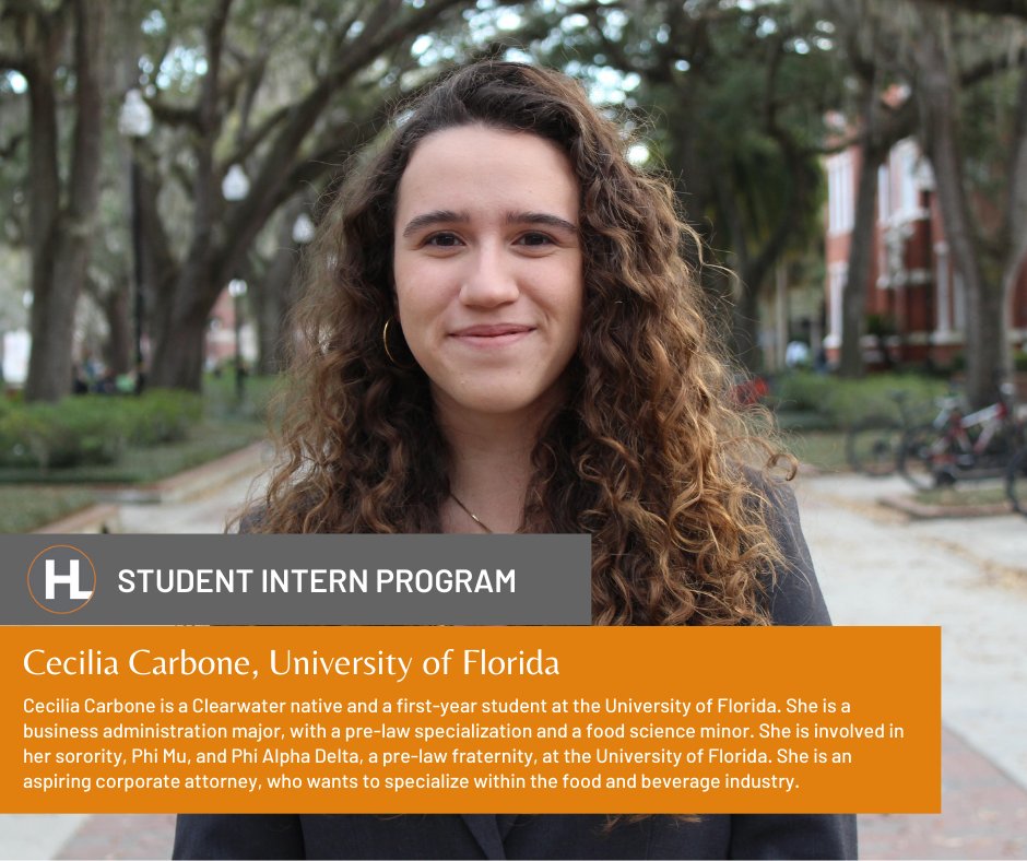hunterblaw's tweet photo. Hunter Business Law is proud to welcome our intern, Cecilia Carbone, to the team! Cecilia is a Clearwater native and a first-year student at the University of Florida. We are proud to help you develop professionally, Cecilia!

#startuplaw #businesslaw #legalintern #tampastartup https://t.co/F4WCRLvQls