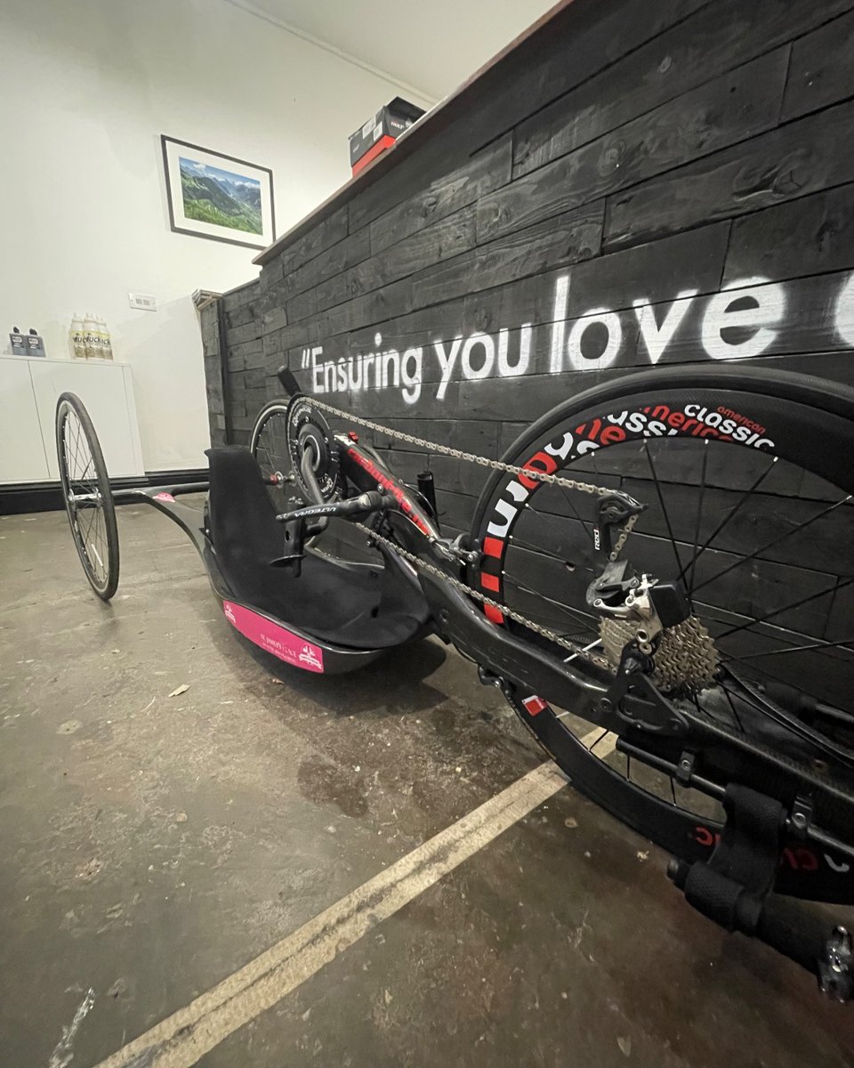 Greas3Monkey's tweet photo. A couple of weeks ago I had the pleasure of working on @teamdolly very percular hand bike. https://t.co/XQx7ZAp0w8