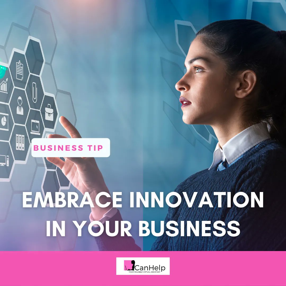 iCanHelp_VA's tweet photo. In any business, learning to embrace innovation and technology is important. 
It's important to be adaptable and open to new and diverse ways of doing things, especially during these times. 
Let a virtual assistant help you automate your workflows and systematize your process. https://t.co/eWv5O1qSJs