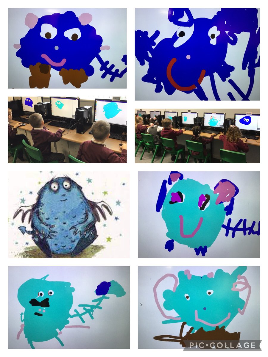 MrMillwardMPA's tweet photo. The children have been so careful with their mouse control. They used the paint programme tools to ‘paint’ their own Bog Babies. #MoorsideEYFS #MoorsideComputing @MoorsidePA https://t.co/Z1NchmyQtg