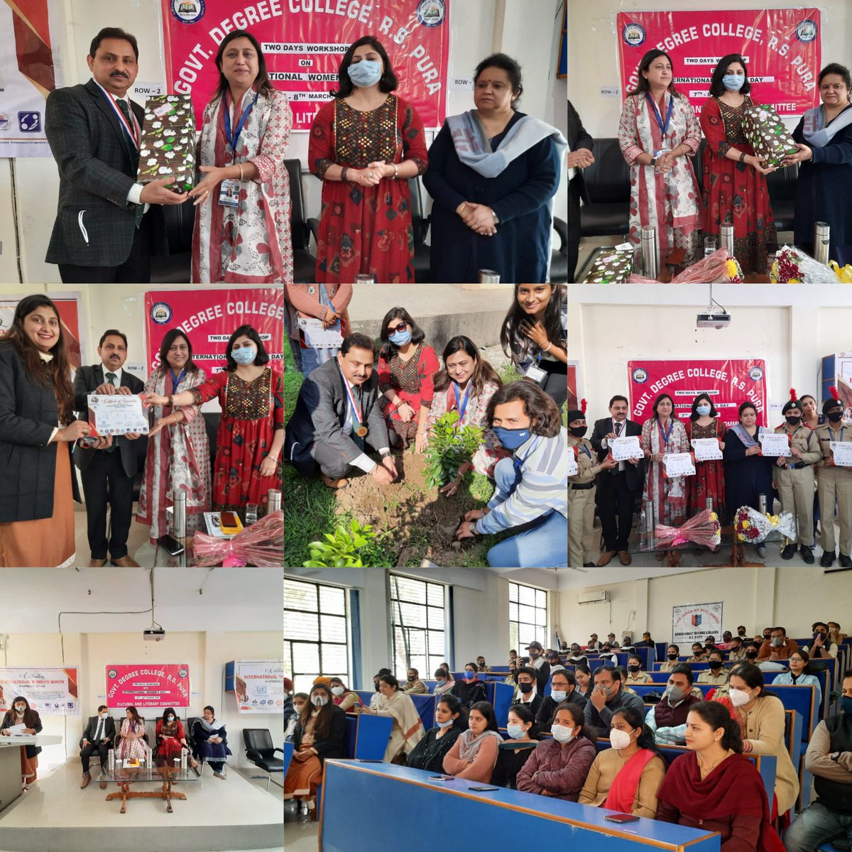 GDC_RS_Pura_NCC's tweet photo. Celebrating International Women's Day NCC SW Cdts from GDC RS Pura organises two days workshop on'Gender Equality Today For Sustainable Tomorrow'.Dr Navneet Kour(National President Human ryts &amp; child welfare)was chief guest in day 1 workshop.
@DteJKL 
@RanjanMahajan6 
@HQ_DG_NCC https://t.co/zt1gCmPeCE