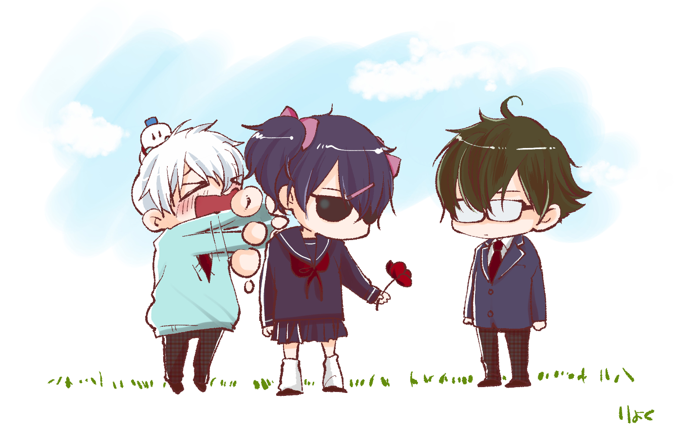 りょく 趣味アカ それ俺があげた奴ー ドズル社アート 学校あるある進捗10個クリアするまで終われません T Co Dqi3dcfdjw Twitter