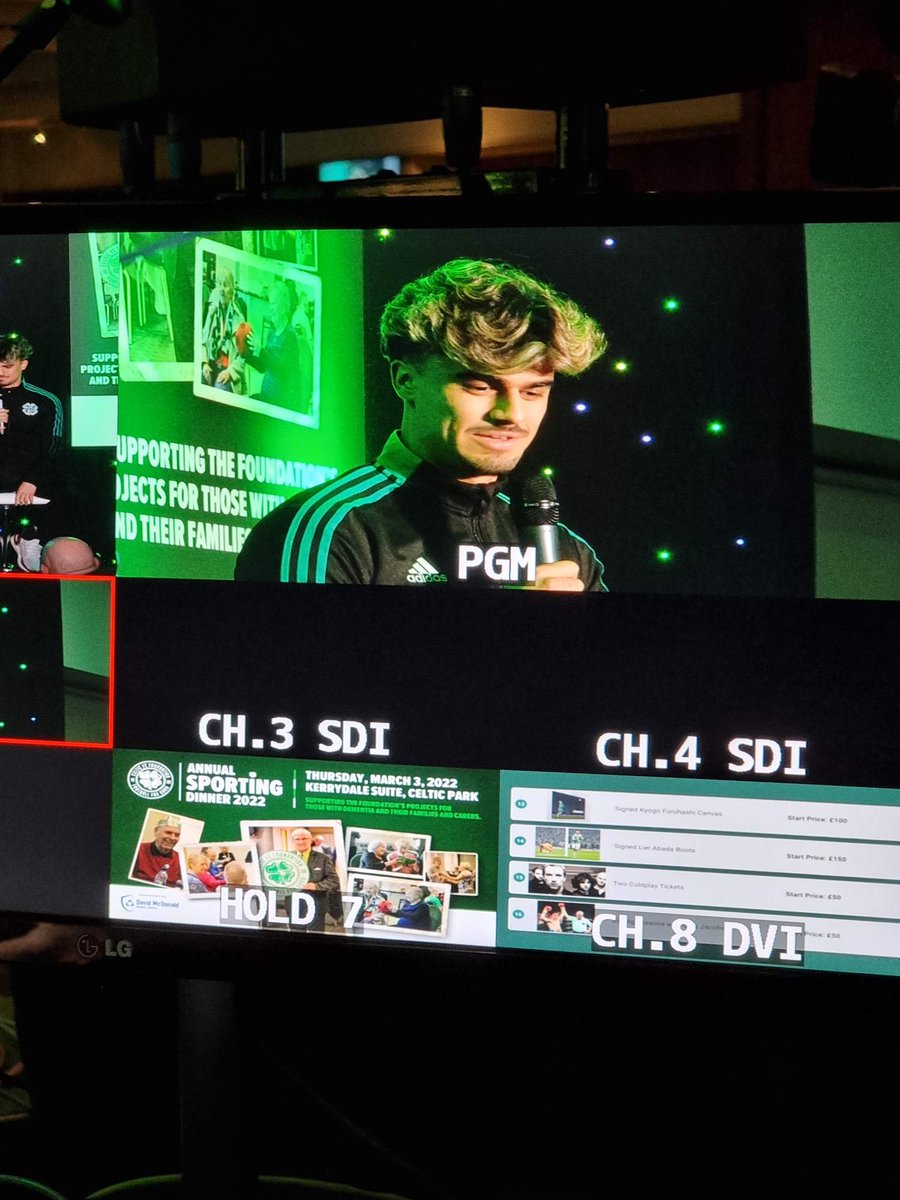 OSAVScotland's tweet photo. Great to be back at Celtic Park last week providing audio visual support to @FoundationCFC☘️ as the Annual Sporting Dinner 🍽 returned for the first time in two years - raising an incredible total of £100,000 👏
#audiovisual #av #events #awards #eventprofsuk https://t.co/1Anf65Twy6