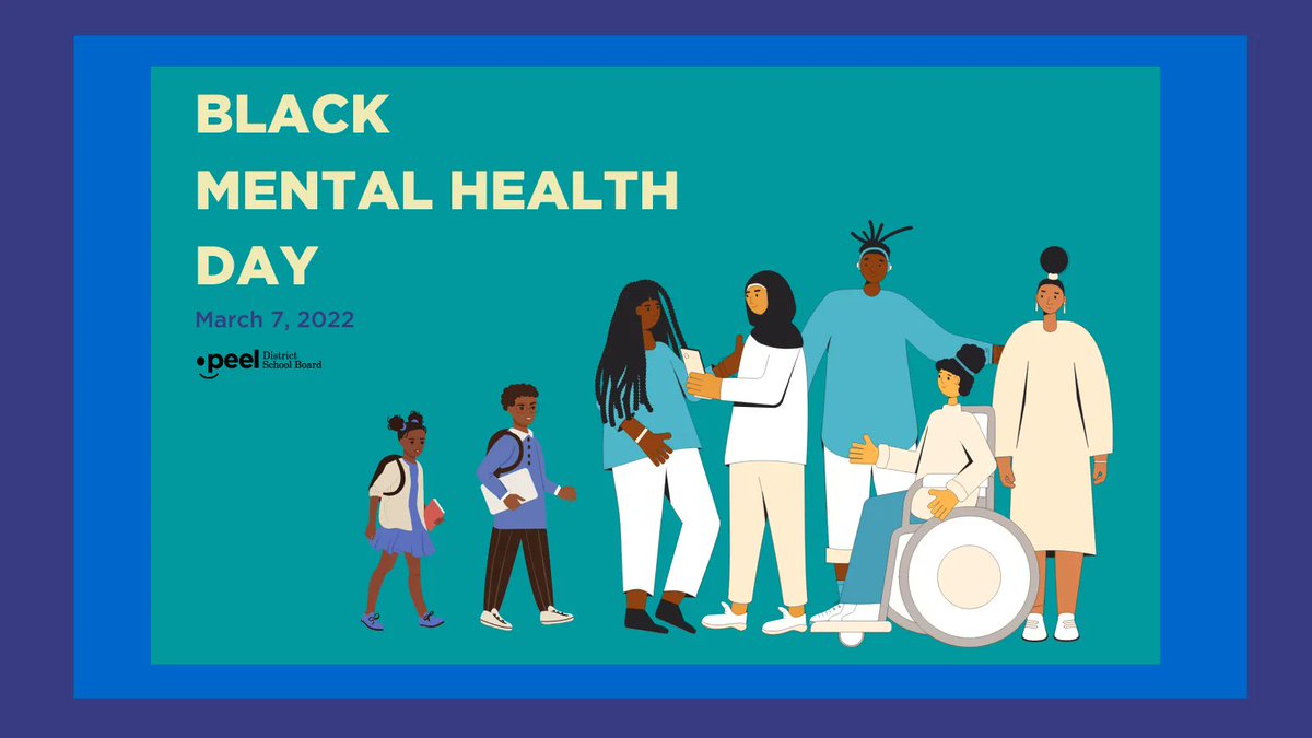 The recognition of Black Mental Health Day on March 7, is an opportunity to credit the strength of PDSB Black, African and Afro-Caribbean communities who have advocated for the wellbeing of Black students and staff. 

Find available support services at peelschools.org/secondary/reso…